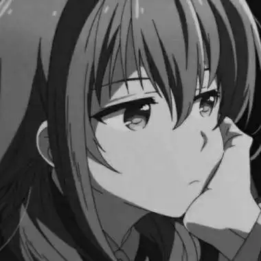 一组二次元黑白高冷女头像