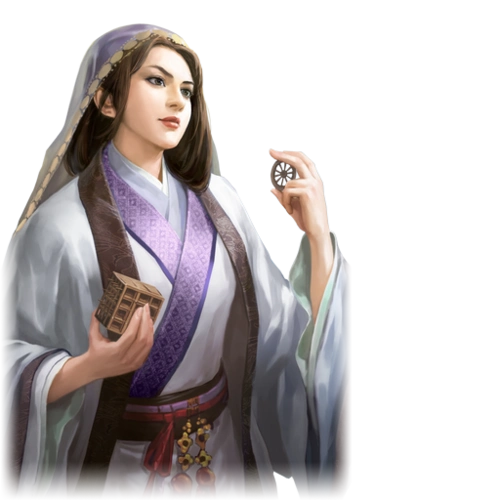 6黄月英_三国志12_属性统率58武力31智力88