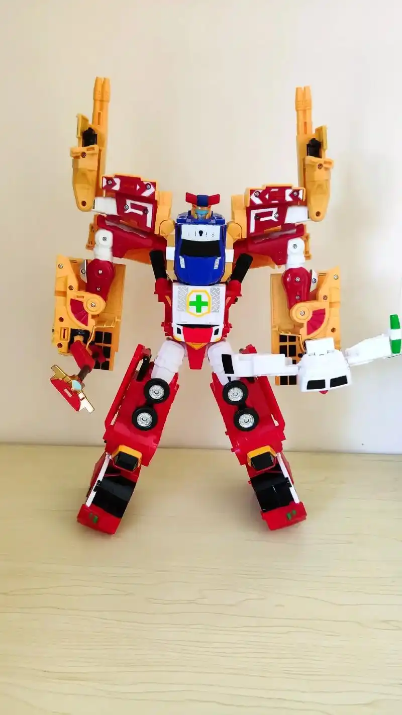 咖宝车神重工战队系列变形金刚机器人田小咖超级创建巨人特警重装