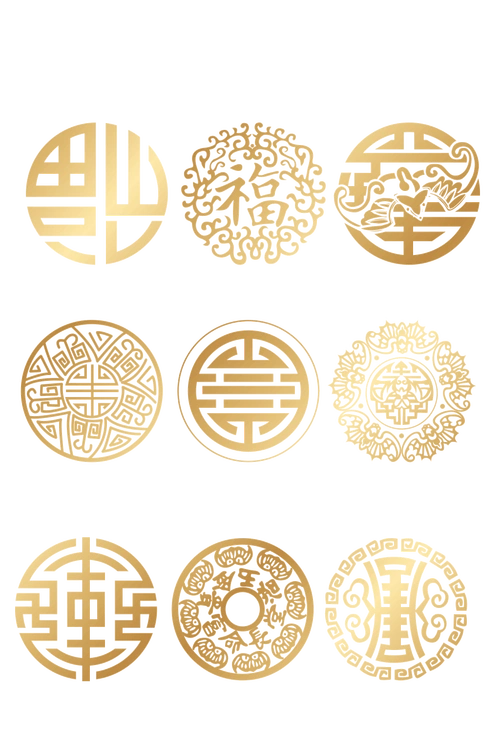 中国传统图案花纹素材