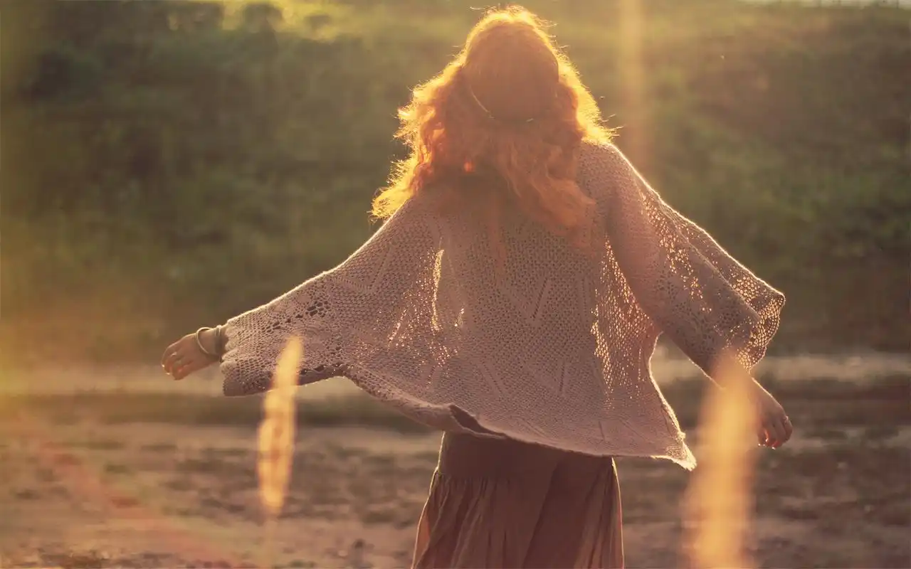 非主流欧美美女唯美意境伤感背影高清桌面壁纸(2)