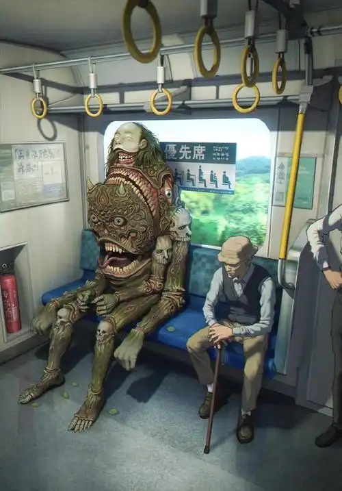 恐怖绘画作品(世界上最恐怖的八张画越看越恐怖的图片) - 冷思维