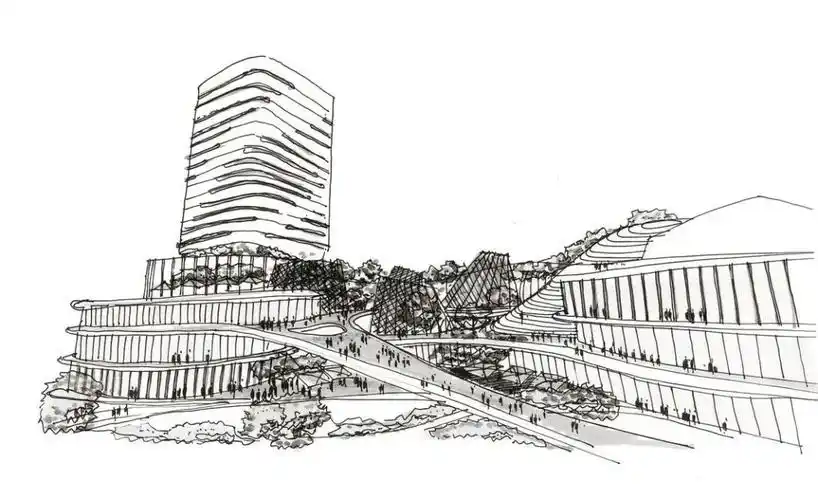 项目日常草图空中花园