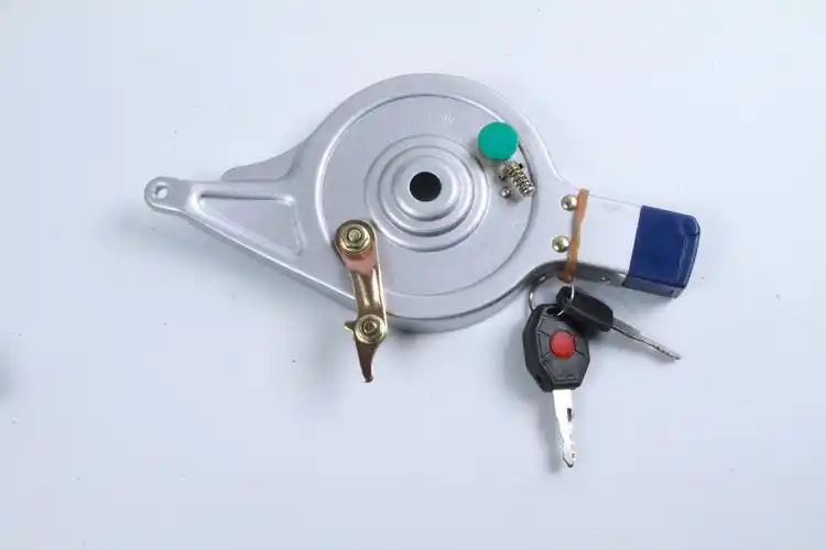 电动车电机锁电瓶车涨刹锁闸刹锁刹车线摩托车锁后轮电机防盗锁