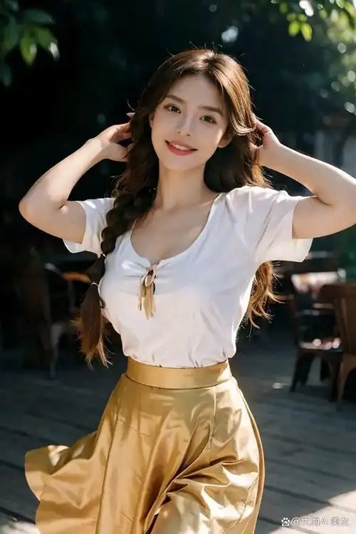 ai画美人 美人一笑百媚生