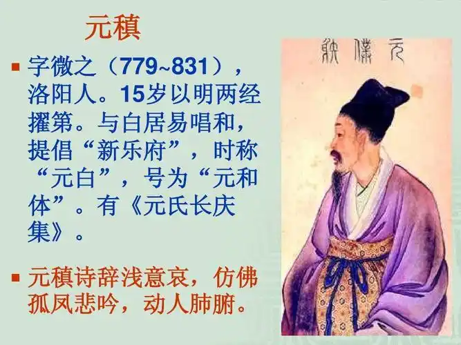 7,元白诗派(简)(白居易,元稹)