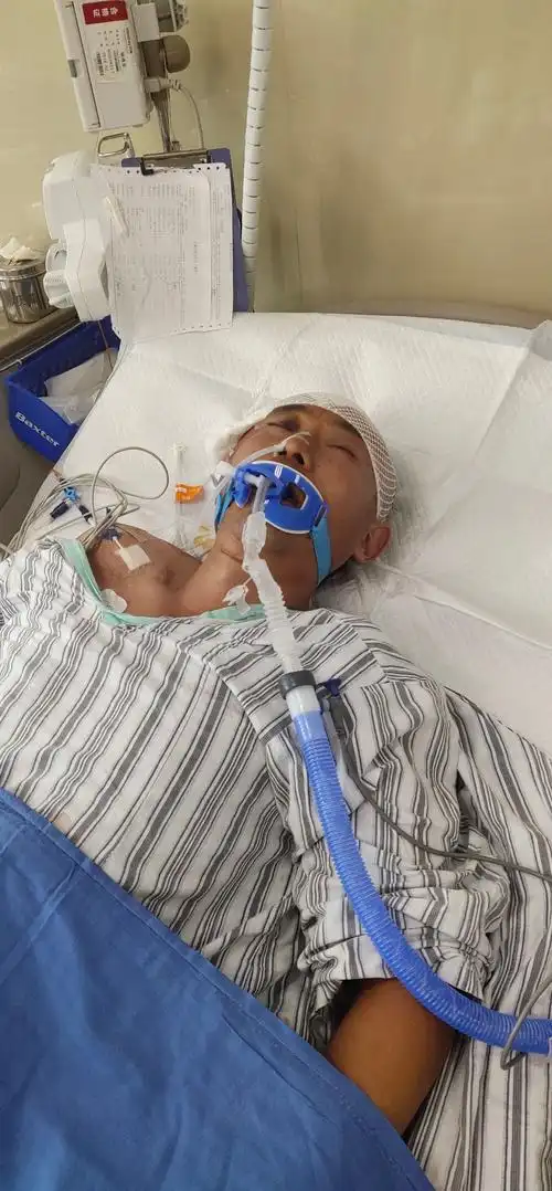 赵玉军躺在重症监护室赵玉军入院证明天津市亳州商会创会会长张振虎与