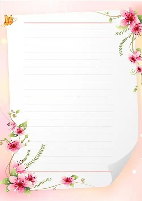 【】花艺信纸设计模板_图片编号:wli12153778___原创图片下载_智图网_