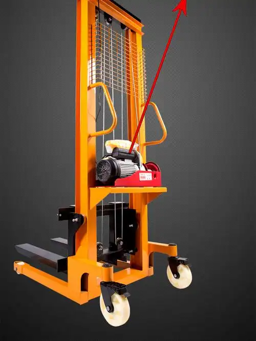 叉车电动手动液压升高叉车手推搬运升降叉车装卸堆高叉车1吨2吨