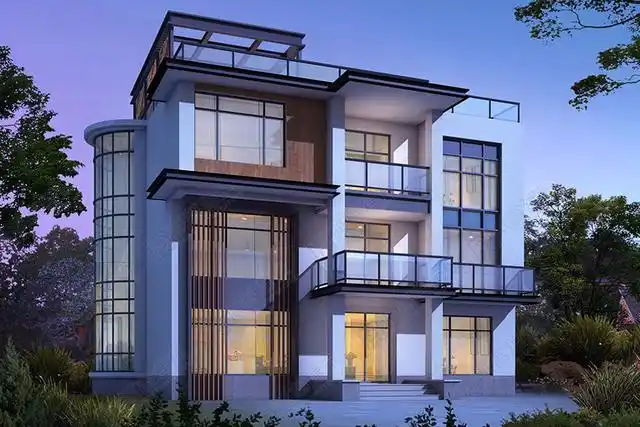 独栋现代风别墅敞亮通透竟然是人人都羡慕的豪宅