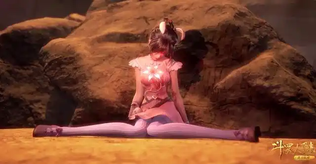 《斗罗大陆》:不可思议之一,小舞的鸭子坐姿不是一般人能做到