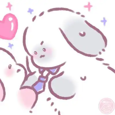 可爱兔子情头#动漫情头 cr.骐冰qice