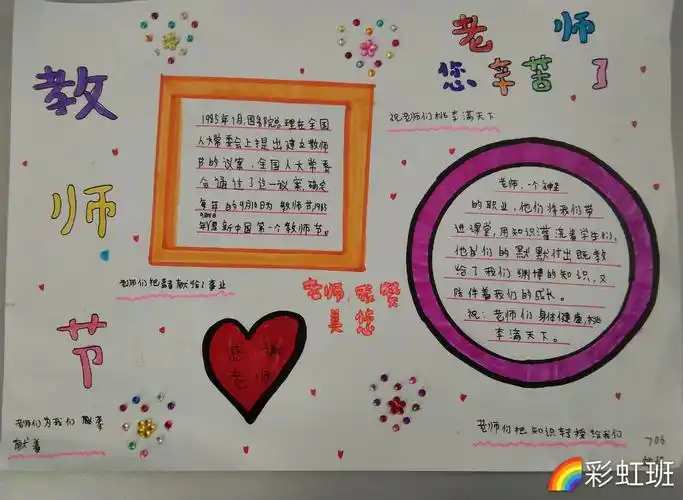 这是邱佳一同学制作的手抄报