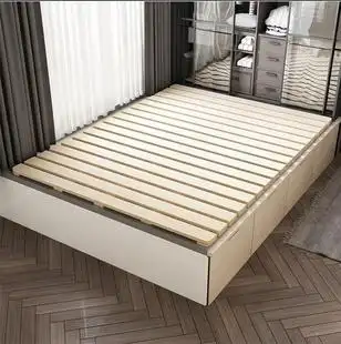 实木硬板垫加宽床板席梦思床垫折叠床上下铺硬垫床架折叠床单人