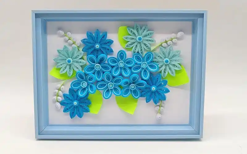 【衍纸艺术】平面衍纸作品-一分钟衍纸教程,来跟着大叔一起手工制作