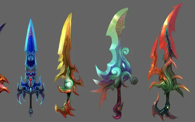 max三维武器制作案例宝刀建模教程