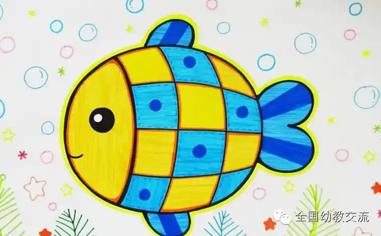 创意儿童简笔画色彩的