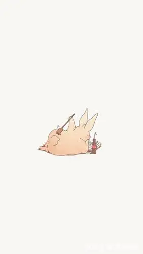 动漫壁纸:萌系卡通手机壁纸,软萌的小兔子太可爱了