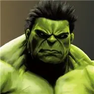 好看的绿巨人头像卡通图片