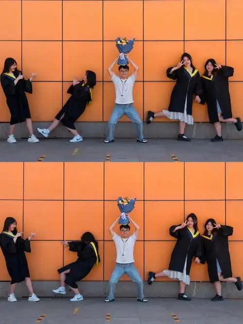 四人女生创意毕业照19