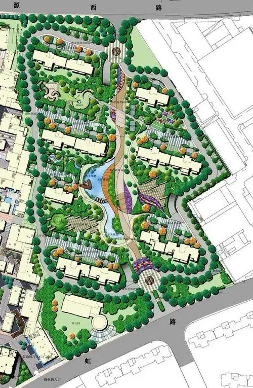 居住区规划设计平面图