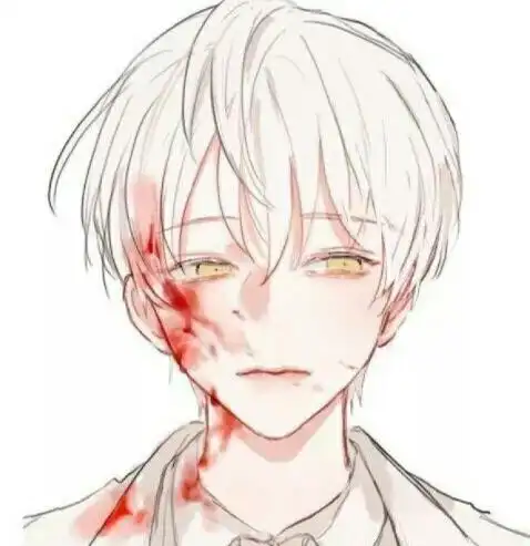 求脸上带伤的动漫图片像这样的