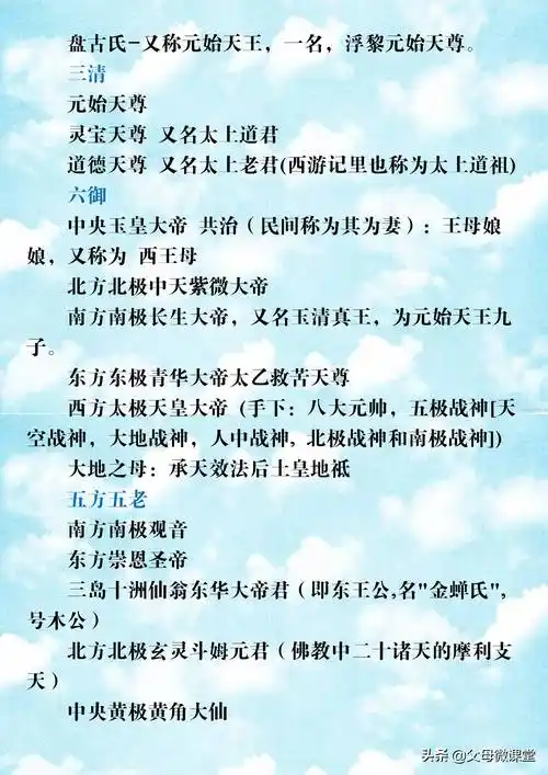 中国一共有多少神仙?都有谁?看看就知道啦