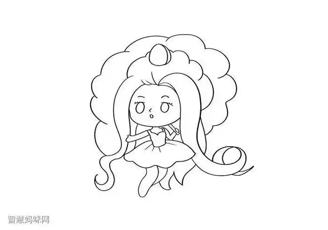 小红书叶罗丽茉莉简笔画(叶罗丽里茉莉简笔画) -【爱个性】