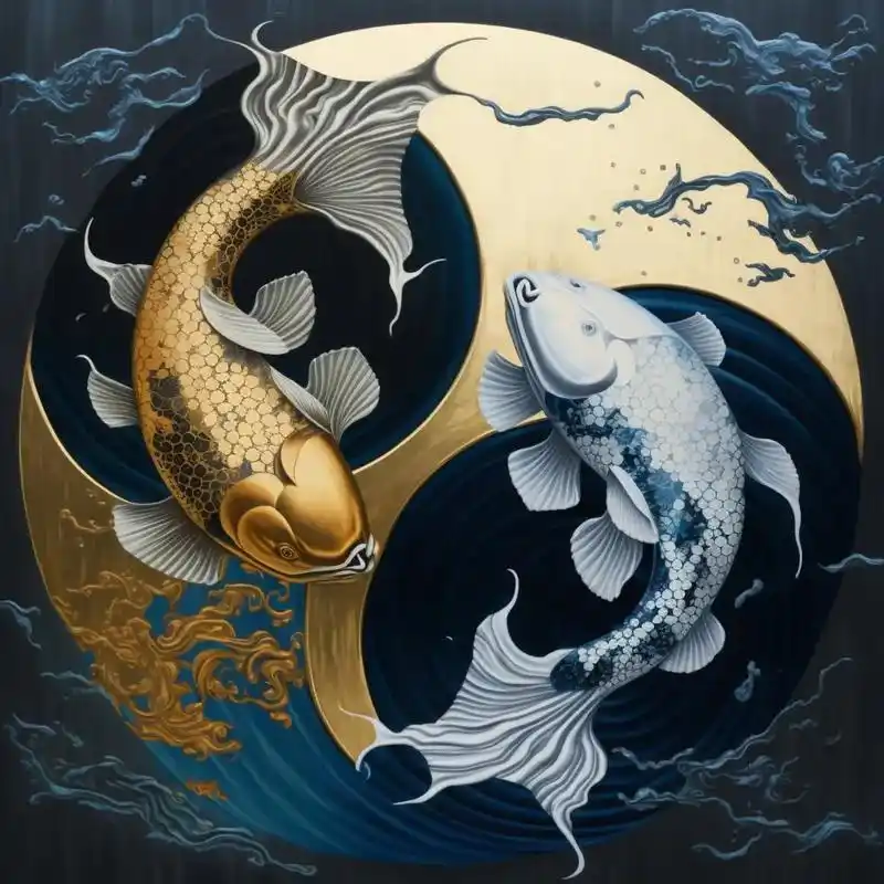 应你们要求,太极转运风水鱼第二波来了,太极转运风水鱼,祥瑞太极转