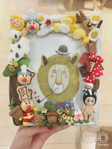 粘土相框|手工艺|手办/模玩|豆豆妞 - 原创作品 - 站酷 (zcool)