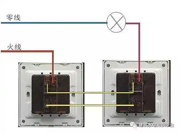 服务器开关接线位置你要找的家庭电路控制电路实物接线图开关控制电路