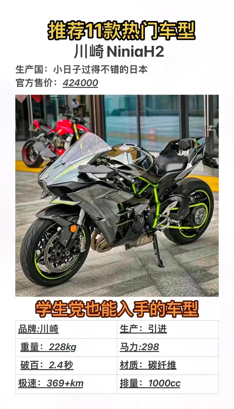 向你兄弟后面来一枪,他就会送你一台川崎h2.所以说有一个兄弟 - 抖音