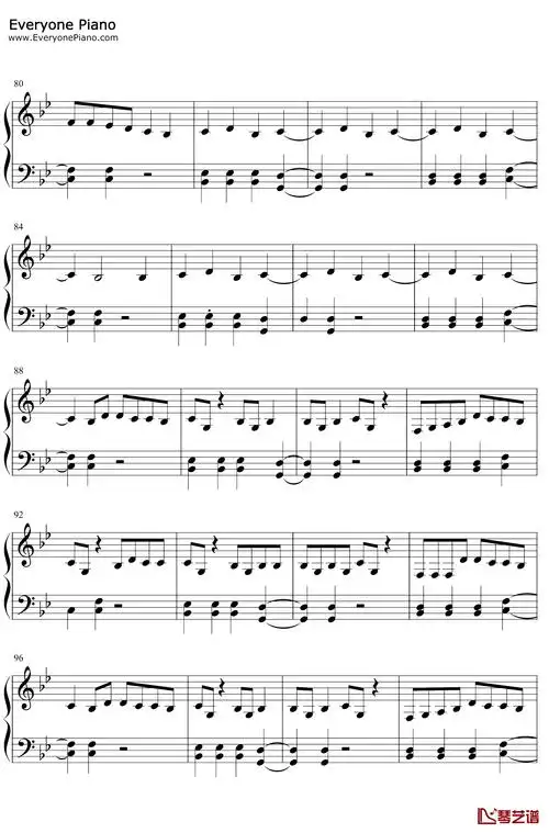 mood钢琴谱-24kgoldnianndior5