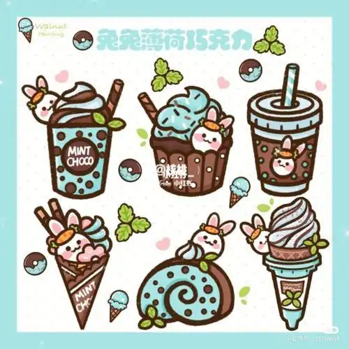 甜品简笔画图片大全可爱各种甜品简笔画