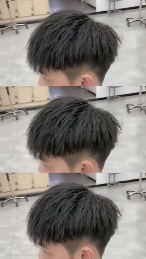 玉林烫发染发#潮男养成记帅到爆炸的碎盖头-度小视