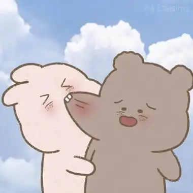 小熊情侣卡通头像