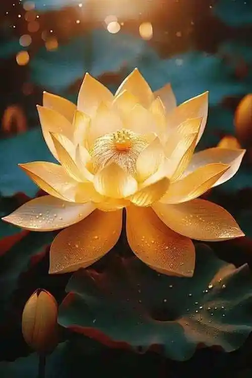 好运莲莲,禅意满满的莲花头像!