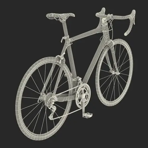 公路自行车cannondale3d模型