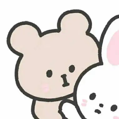 小熊可爱情侣头像高清一左一右的情头可爱小熊图片