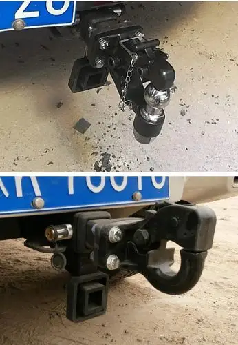 北京bj40plus bj40l拖车钩后杠改装流氓钩牵引钩专用牧马人拖车钩