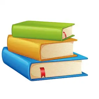 卡通书籍矢量图