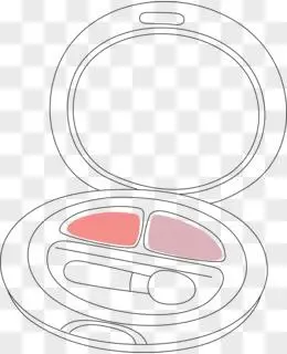 护眼卡通眼影盘卡通护眼眼影粉饼卡通闭眼彩妆眼影卡通眼眼影厨师卡通