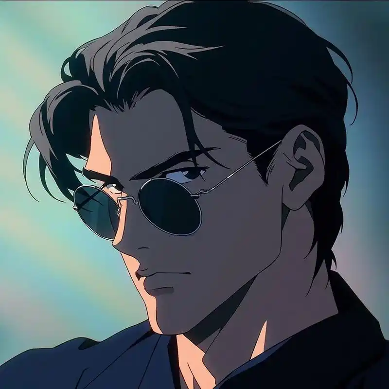 墨镜一带谁也不爱|帅气的男生头像 今日语录:好看的皮囊千篇一律,可爱