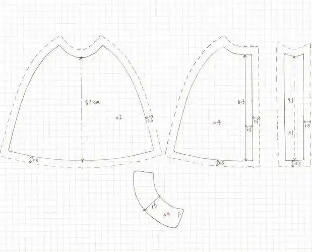 【娃衣纸样分享】外网搬运小布blythe娃衣图纸