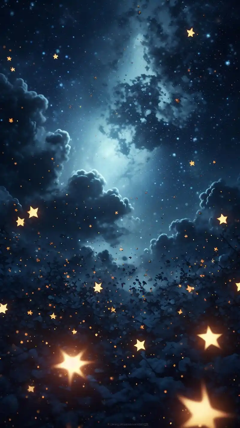 90手机微信星空背景,浪漫至极!