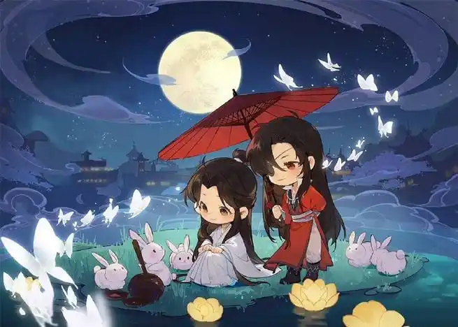 天官赐福漫画超话#天官赐福#官方q版#花怜#绝绝子