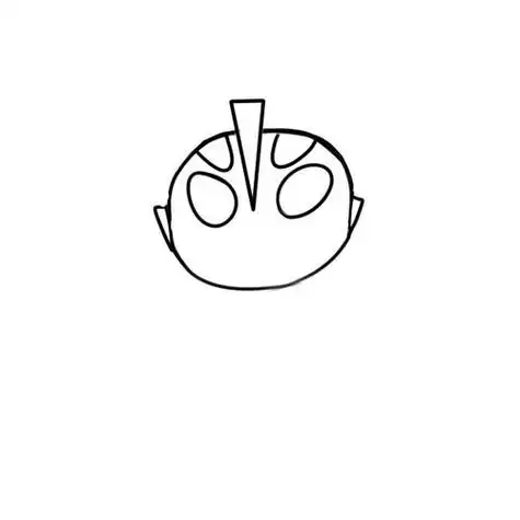 教你怎么画奥特曼的简笔画法   简单儿童奥特曼简笔画大全图片