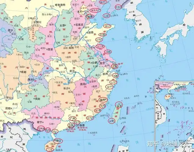 城市是位于河流入海口的沿海城市,这类城市主要分布在我国的南方地区