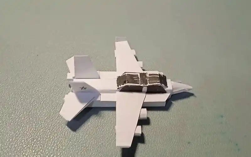 【纸模】自制战斗机