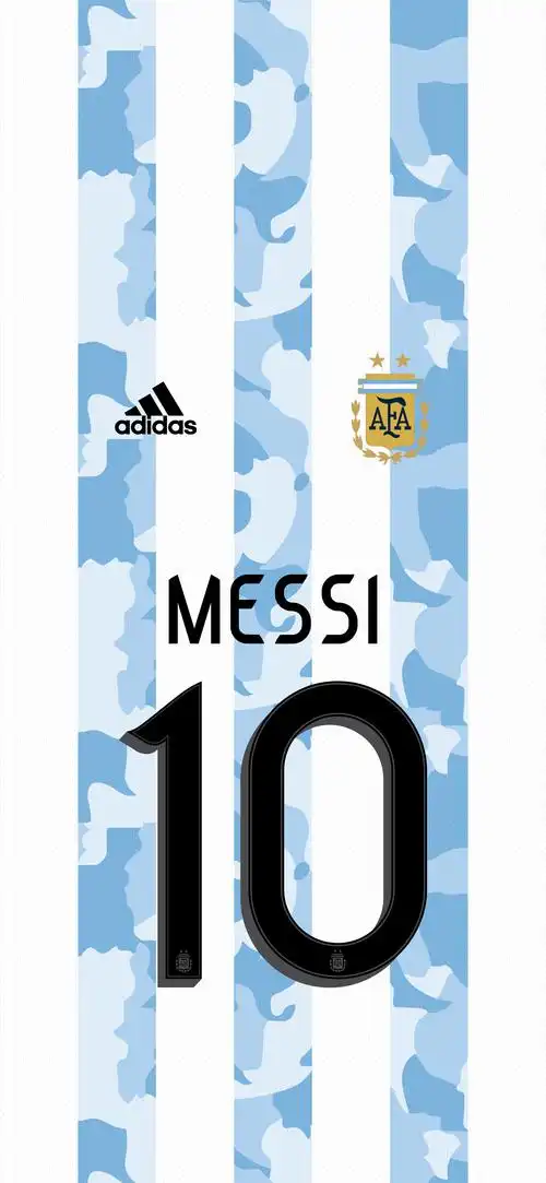 梅西阿根廷10号球衣手机壁纸
